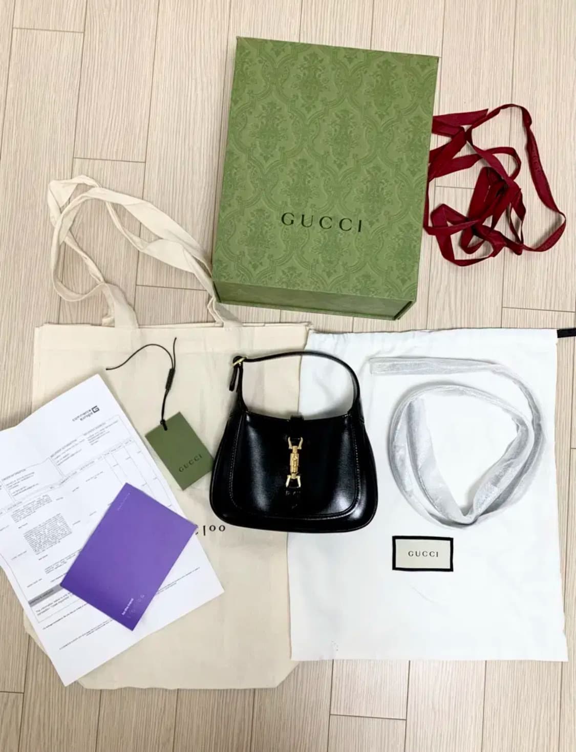 구찌 재키 미니백 블랙 상품이미지5