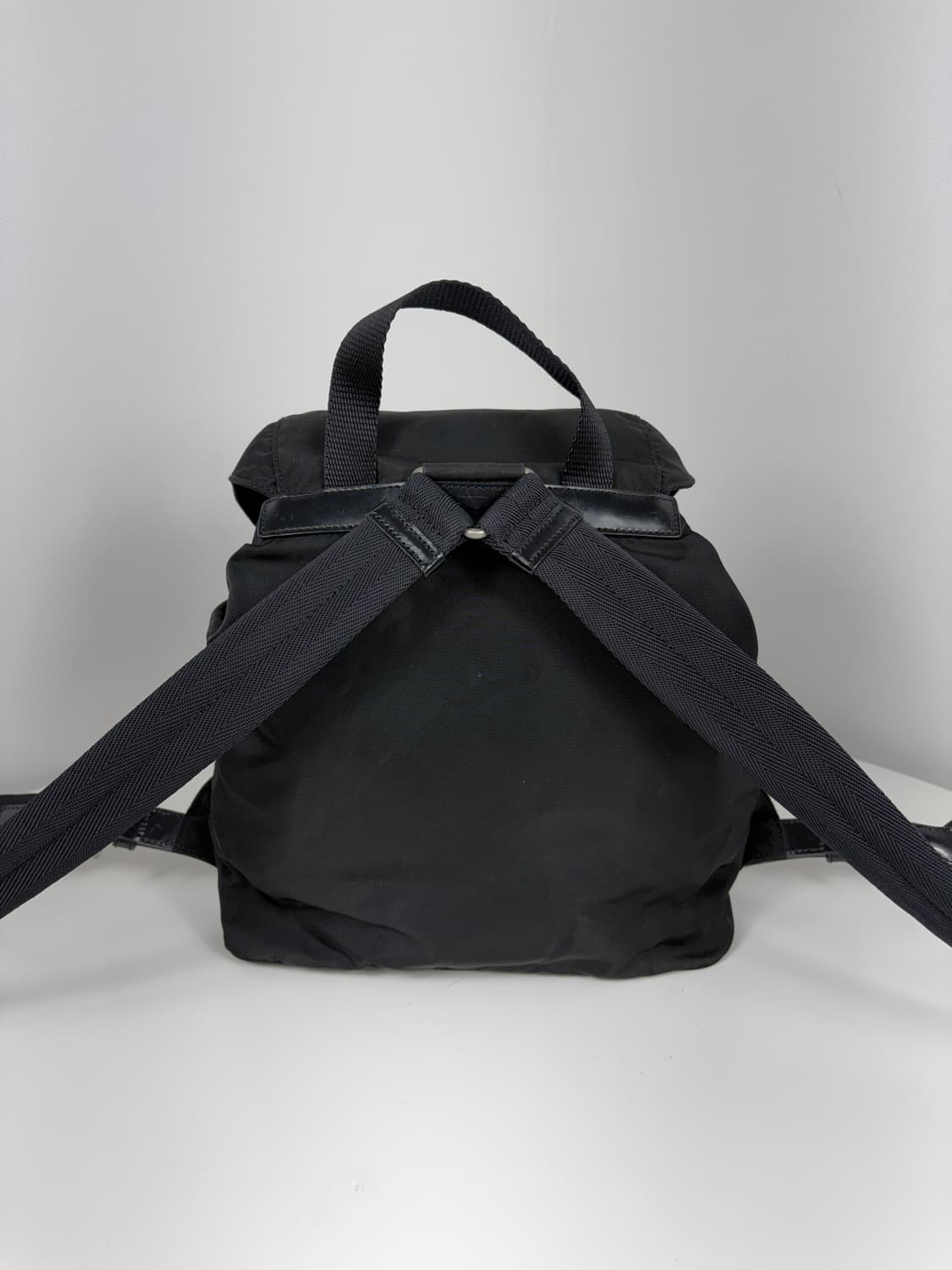 프라다 나일론 투포켓 스몰 백팩 상품이미지5