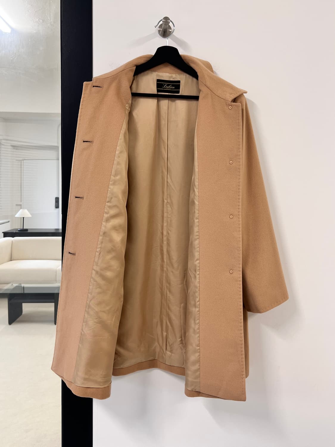 빈티지 캐시미어 100% 하프 코트 상품이미지6