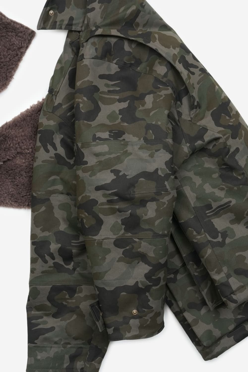 [새상품] yiyae 이예 시어링 워크 코트 - 카모 상품이미지8