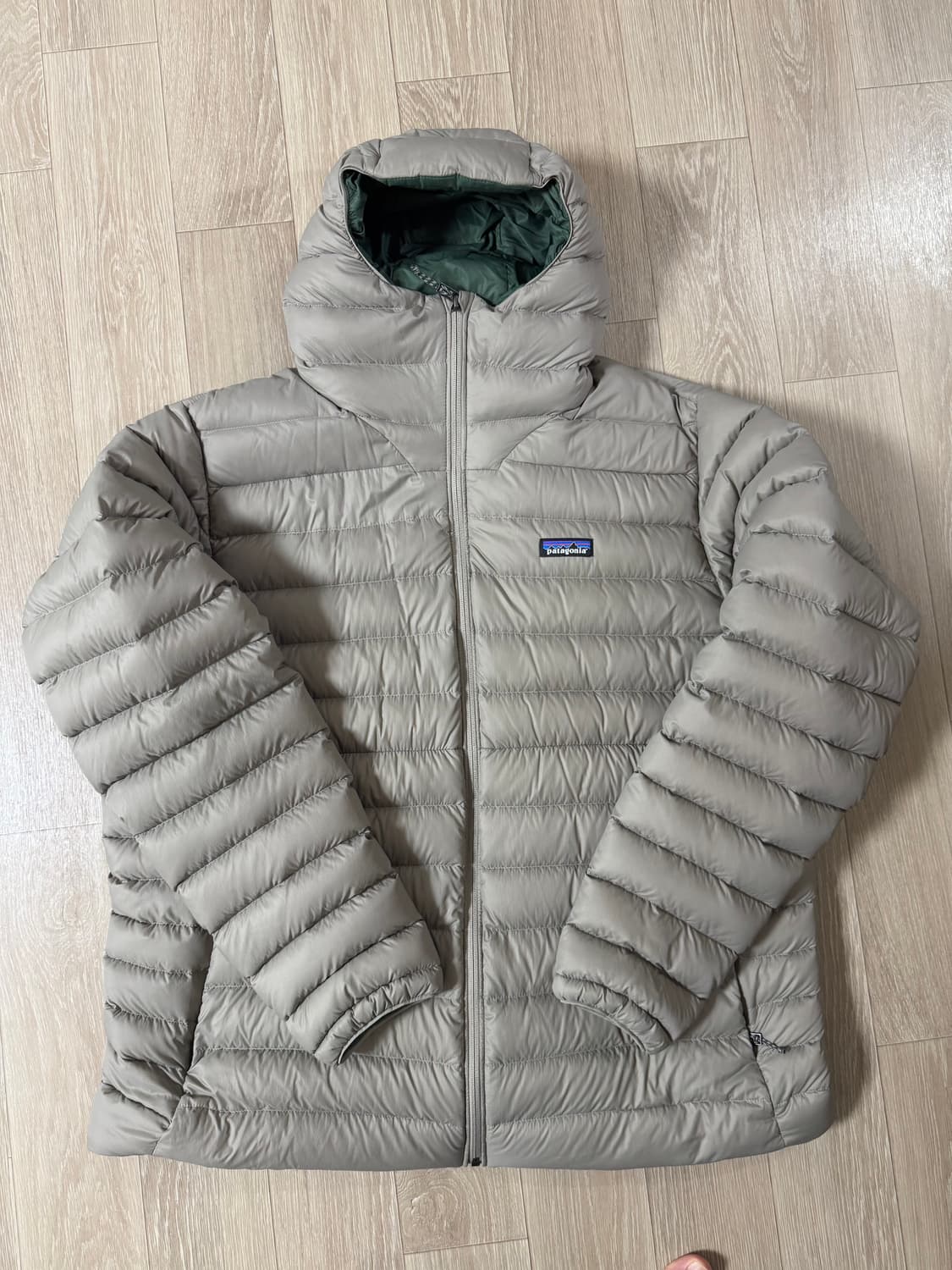 2XL 파타고니아 다운스웨터 후디 경량 패딩 씨버드 그레이 상품이미지1