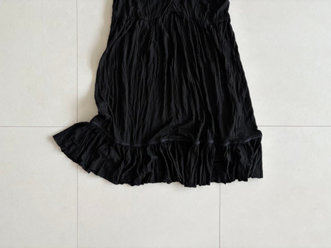 crinkle ruffle hem dress 상품이미지2