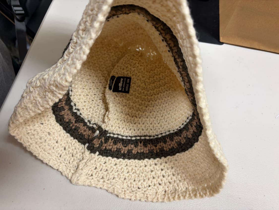 패턴니트버킷햇 상품이미지3