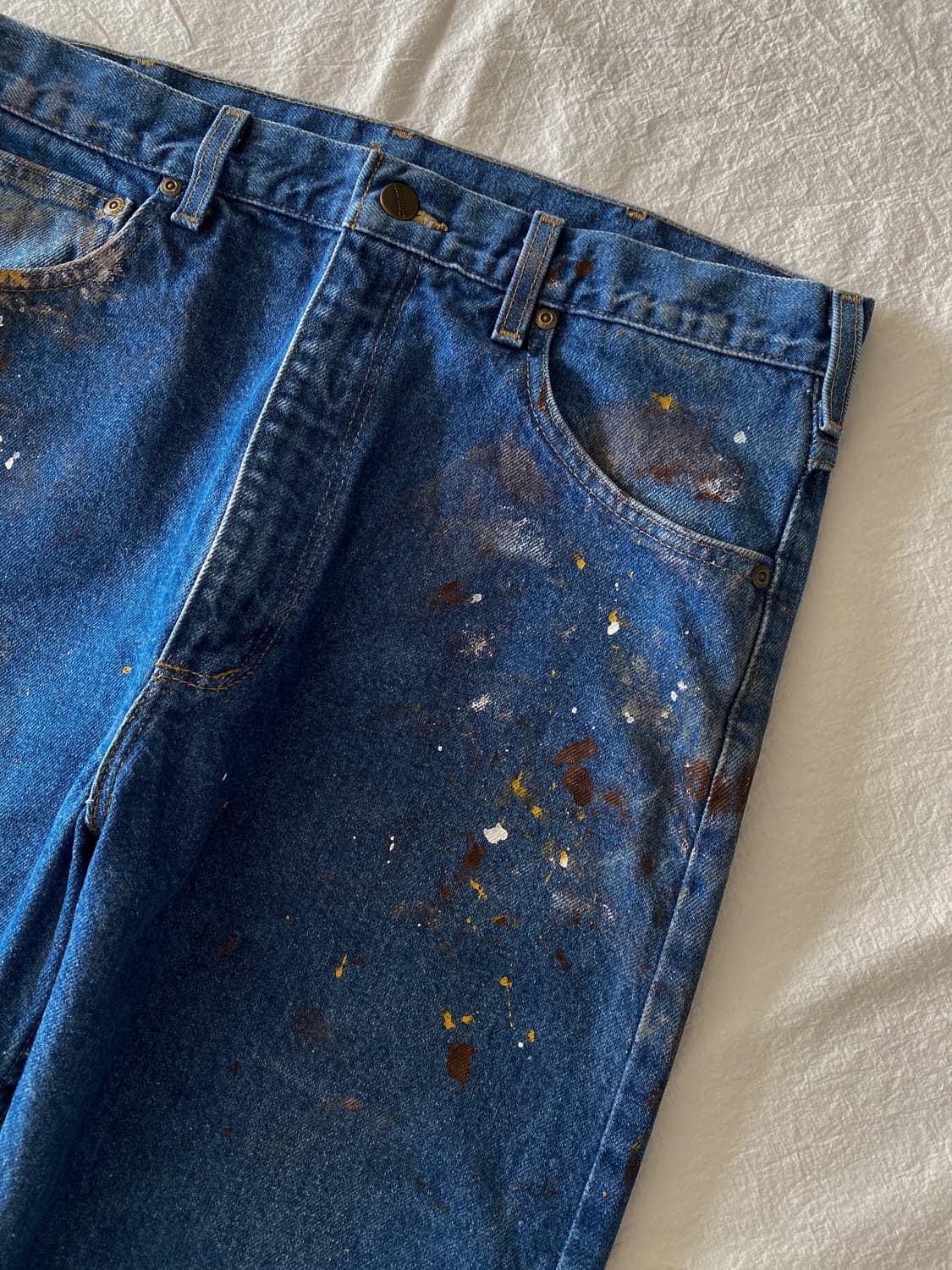 칼하트 페인팅 데님 팬츠 상품이미지5