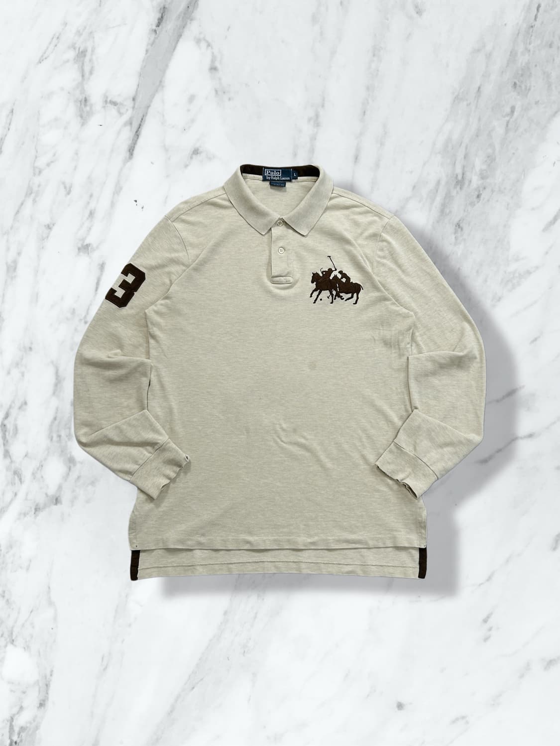폴로 랄프로렌 더블포니 추격자 긴팔 PK L 상품이미지1