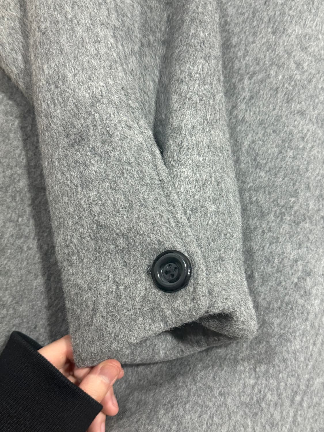 미레코 후드 더블 버튼 코트 상품이미지7