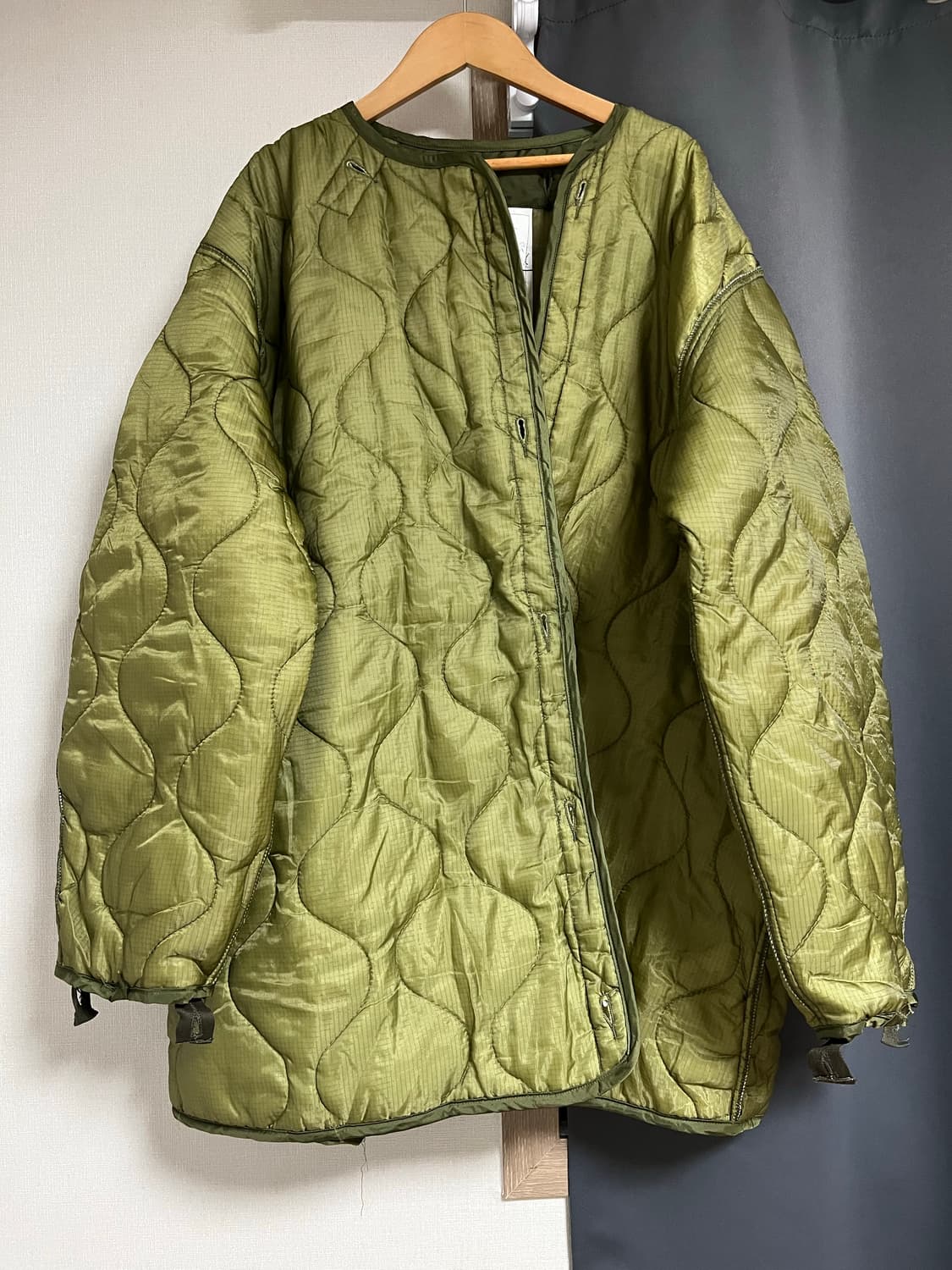 M65 피쉬테일 파카 오리지널 개파카 M 데드스탁 풀세트 상품이미지5