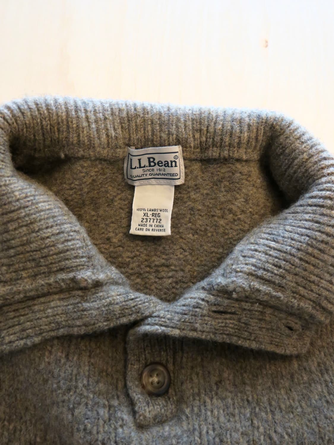 LLBean 반폴라 니트 XL 상품이미지9