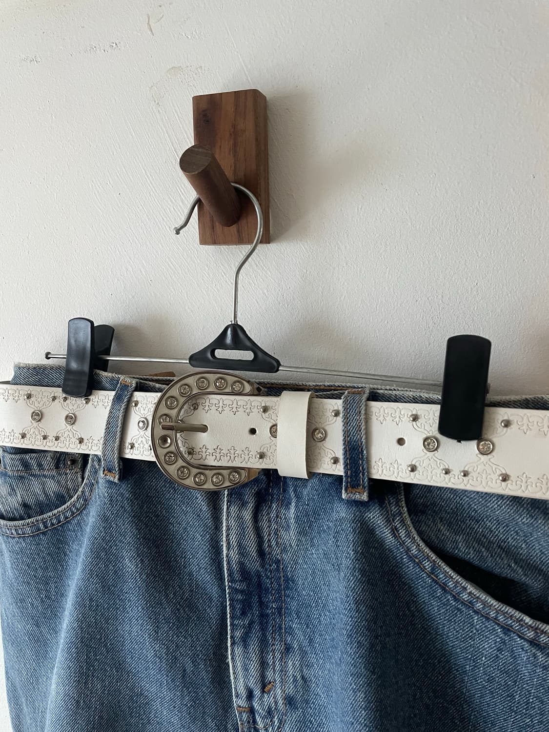 JPN Vintage Leather Belt 상품이미지2