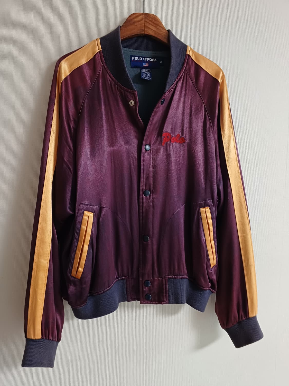 90년대 폴로스포츠 새틴 스카잔 자켓 90s 랄프로렌 스타디움 상품이미지6