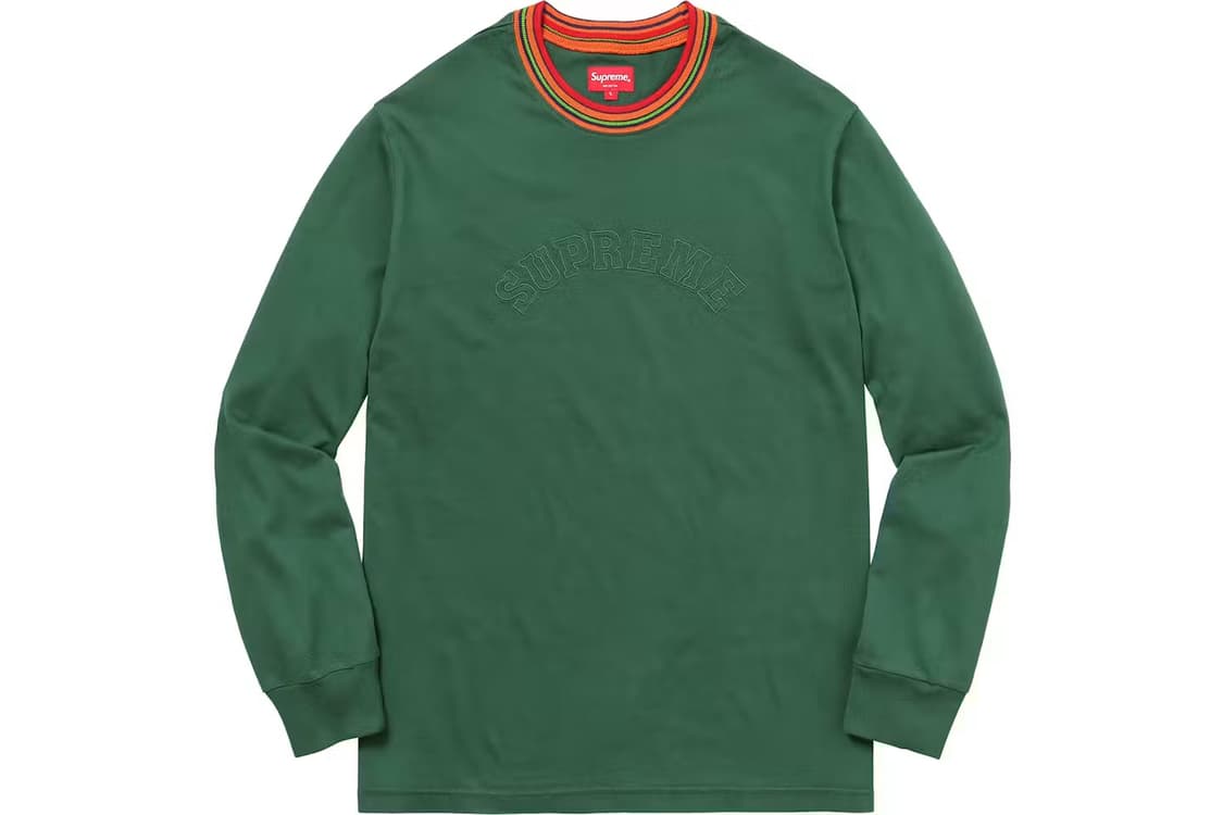 Supreme Multicolor Striped Rib L/S Top ' 상품이미지1
