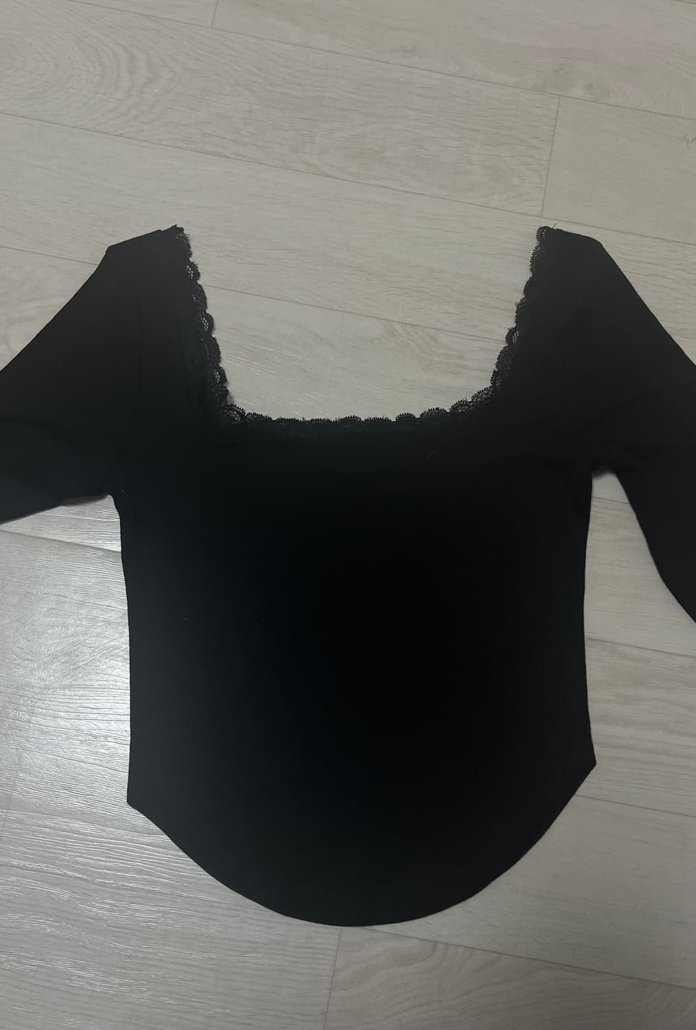 플리즈노팔로우 미미유탑 블랙 새상품 상품이미지1