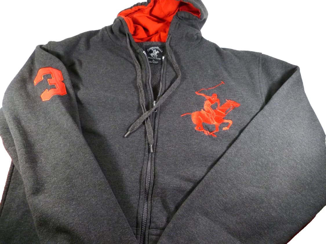 베버리 힐스 폴로 클럽 빅 로고 후드 집업 상품이미지1