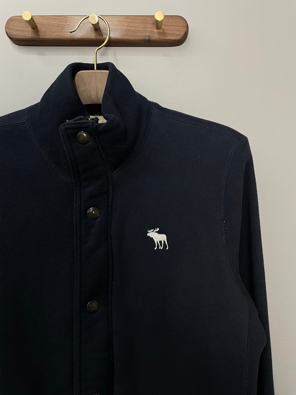 아베크롬비 버튼 네이비 가디건 스웻셔츠 H1662 상품이미지3