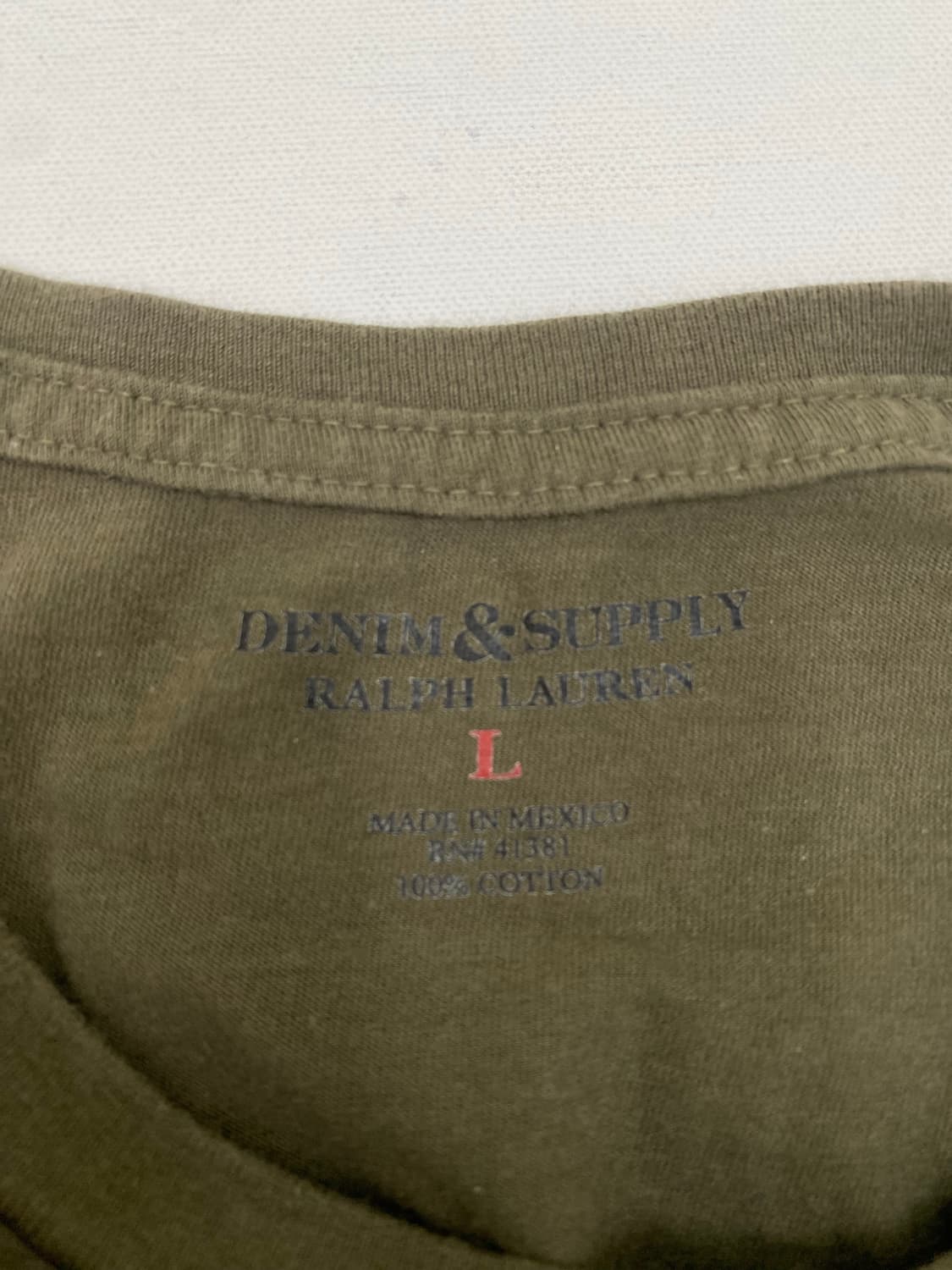 데님앤서플라이 카키 블랙팬서 반팔 티셔츠 L 상품이미지4