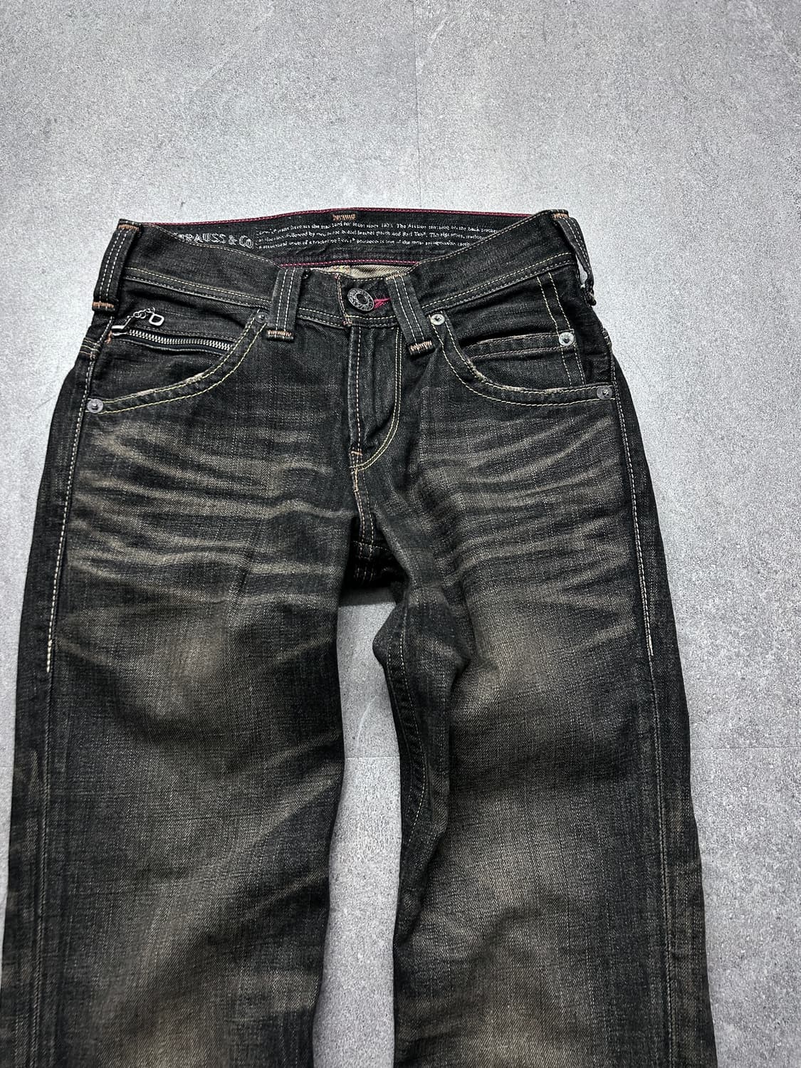 리바이스 502 잼스톤 워싱 스모키 데님 팬츠 상품이미지5