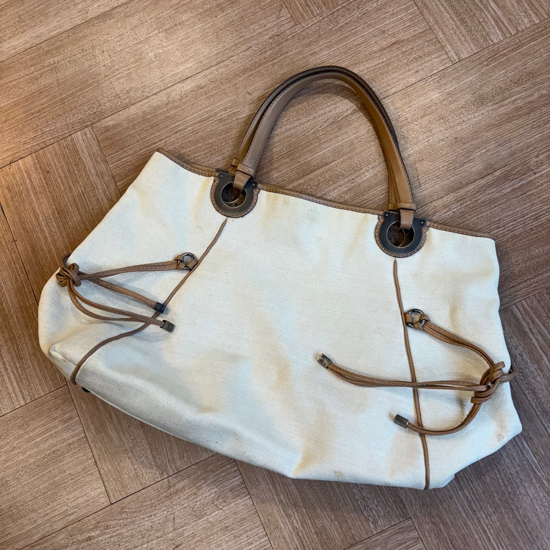 살바토레 페레가모 브라운 간치니 토트백 상품이미지7