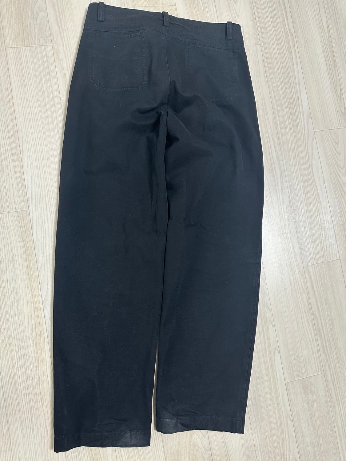 48사이즈) aieul p-스티치 트라우저 블랙 상품이미지3