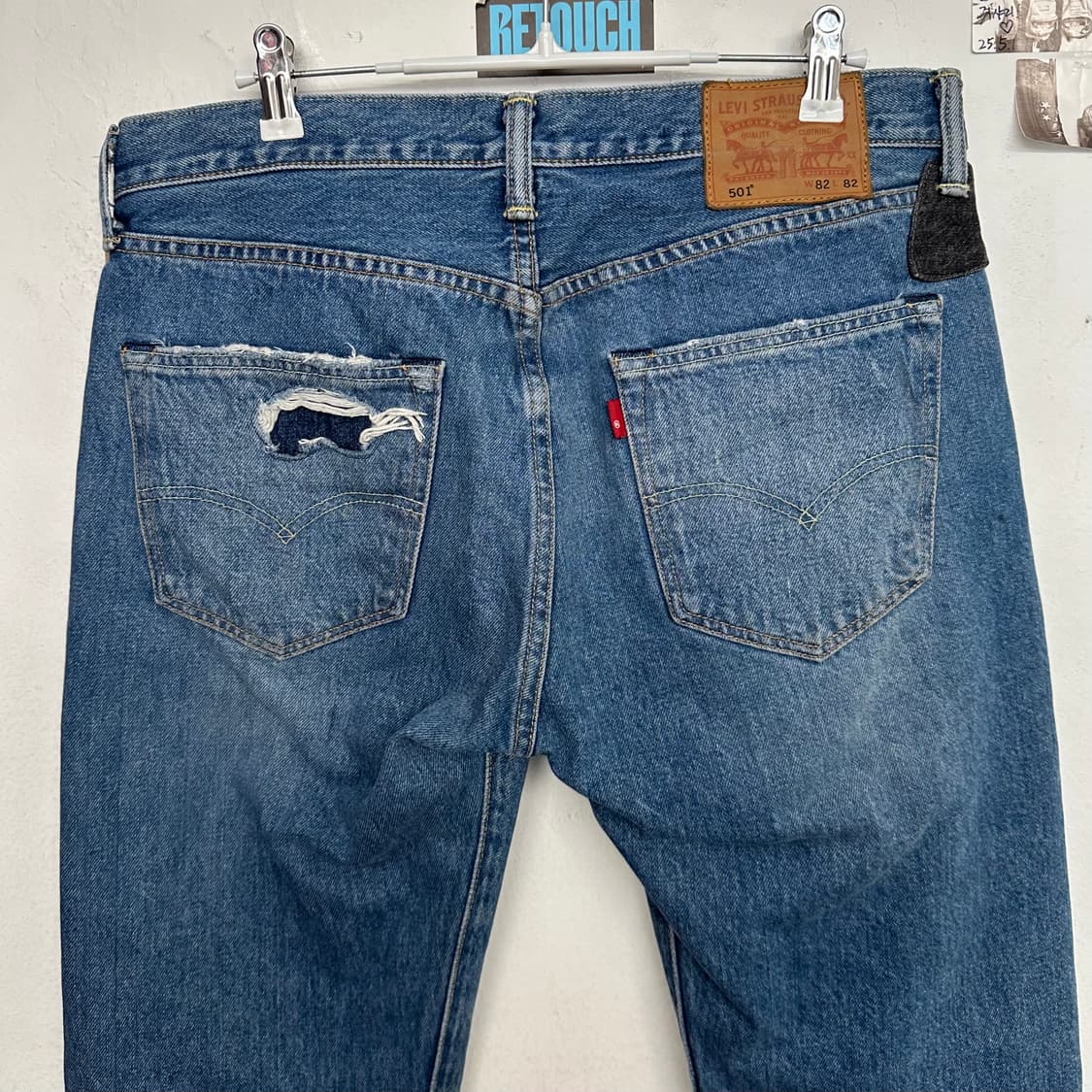 리바이스 501 패치워크 데님진 상품이미지6