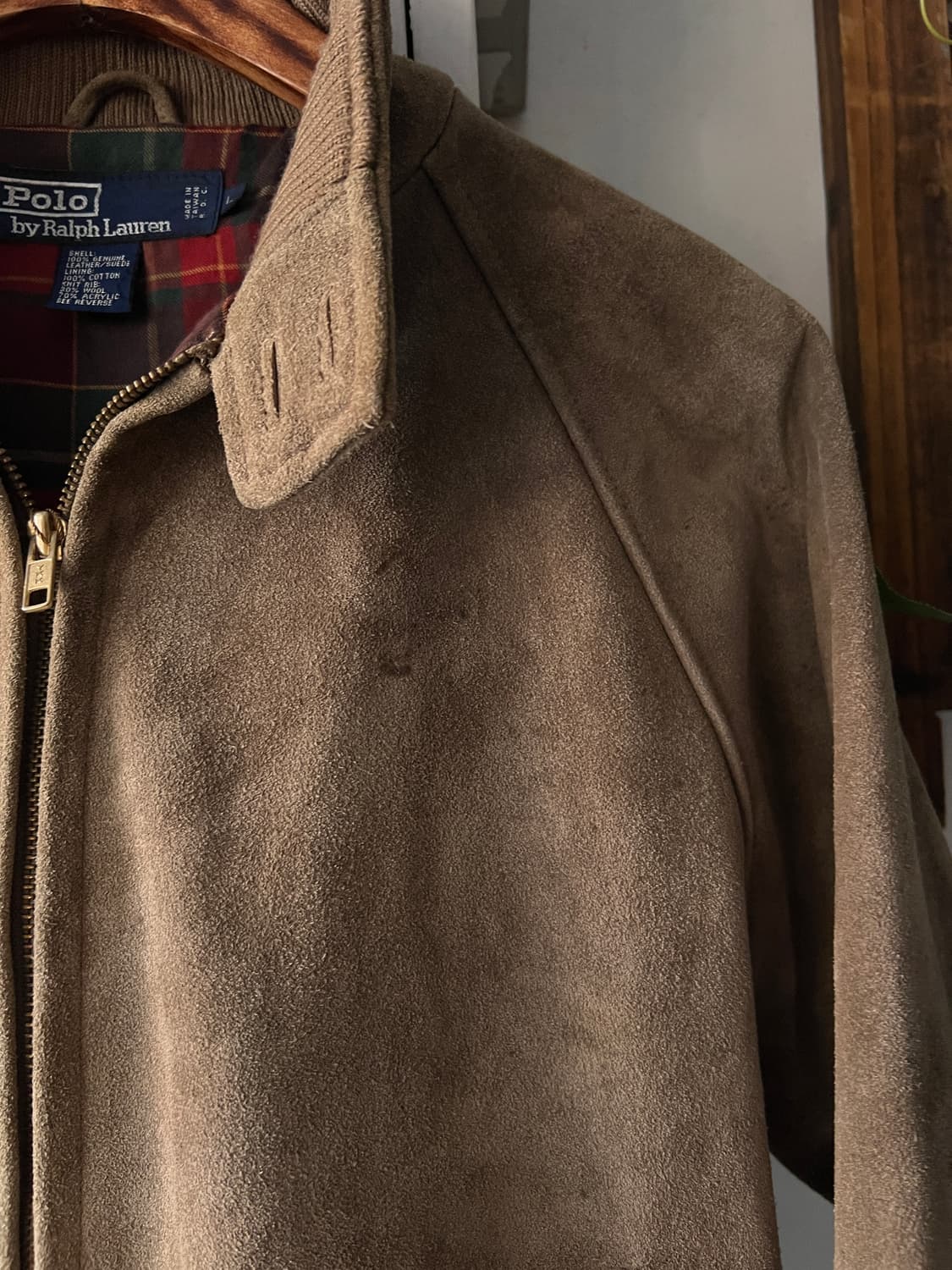 [L]폴로 랄프로렌 G-9타입 스웨이드 해링턴 자켓 상품이미지4