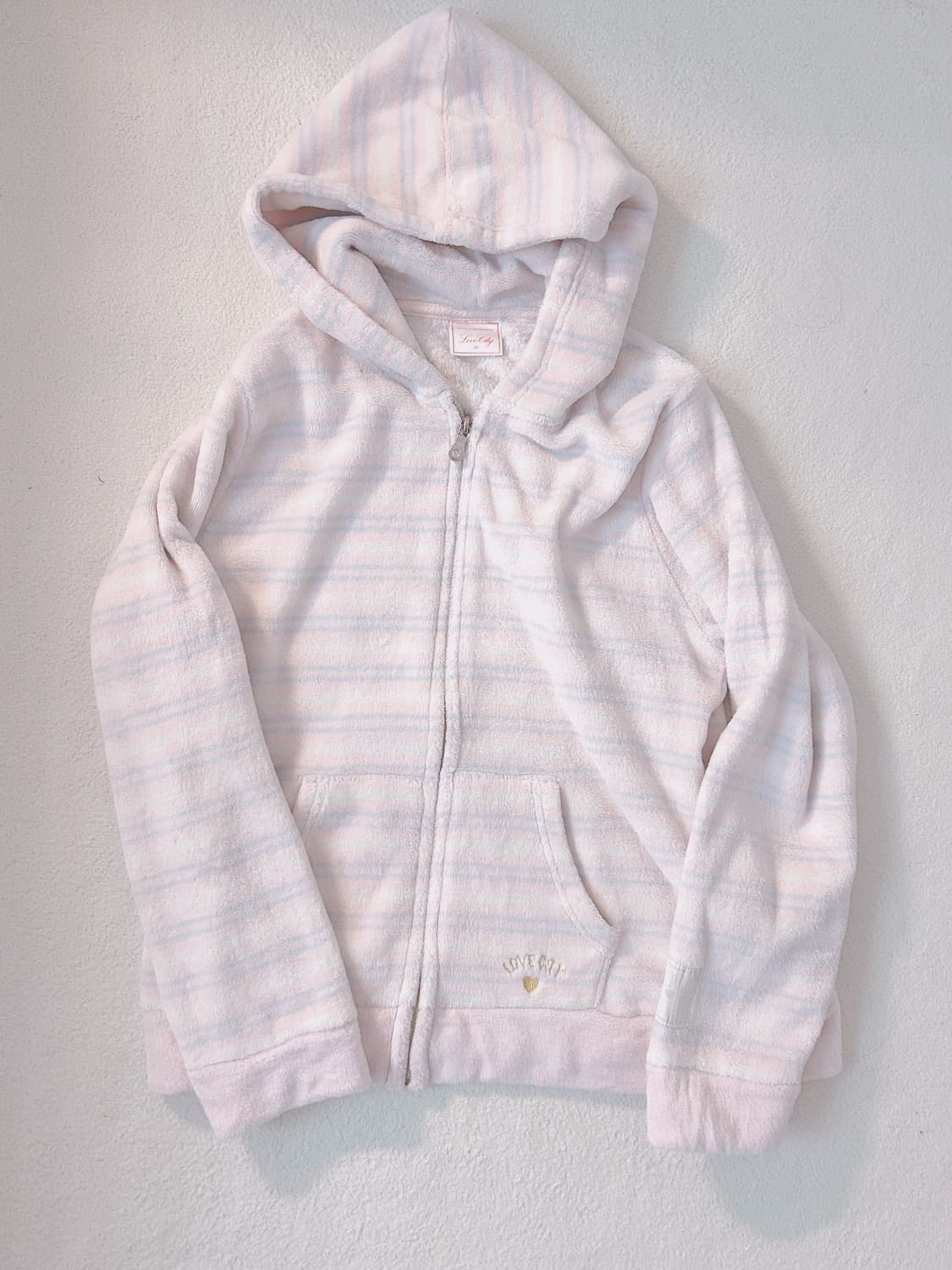 핑크 솜사탕 코튼캔티 후드집업 룸웨어 히메갸루 라떼갸루 상품이미지1