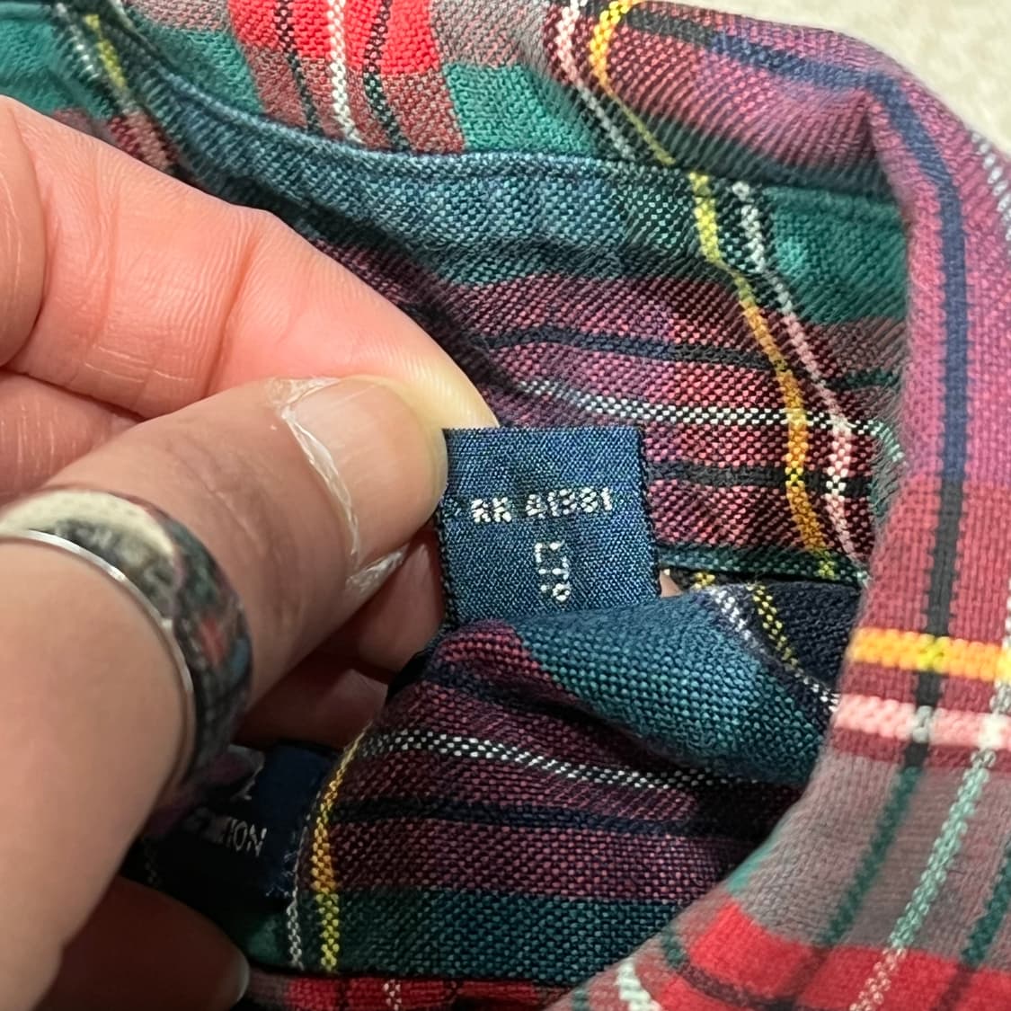 랄프로렌 도그자수 체크셔츠 s10824 상품이미지7