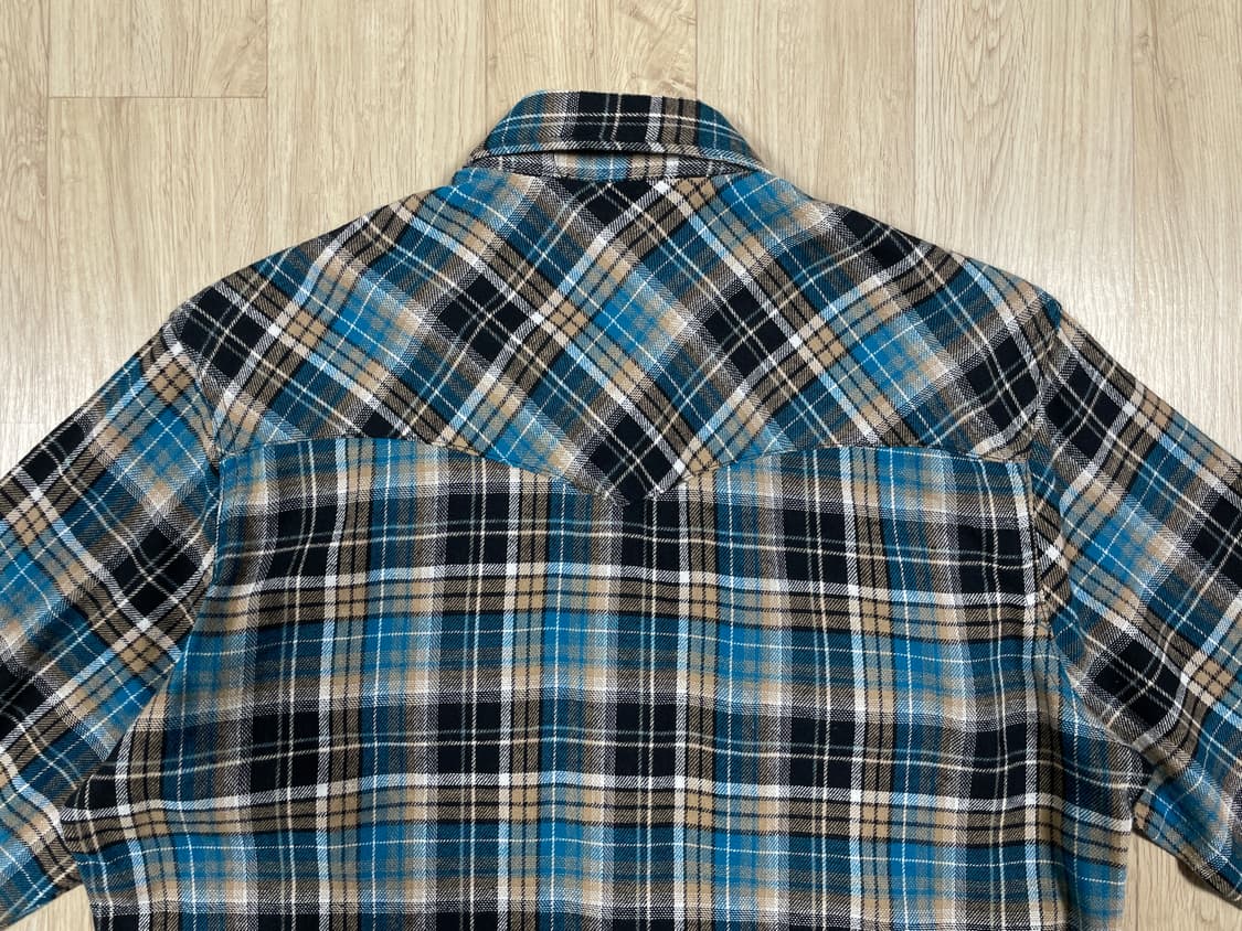 100) 90's 랭글러 플란넬 웨스턴셔츠(데드스탁)RRL&LVC&폴로 상품이미지7