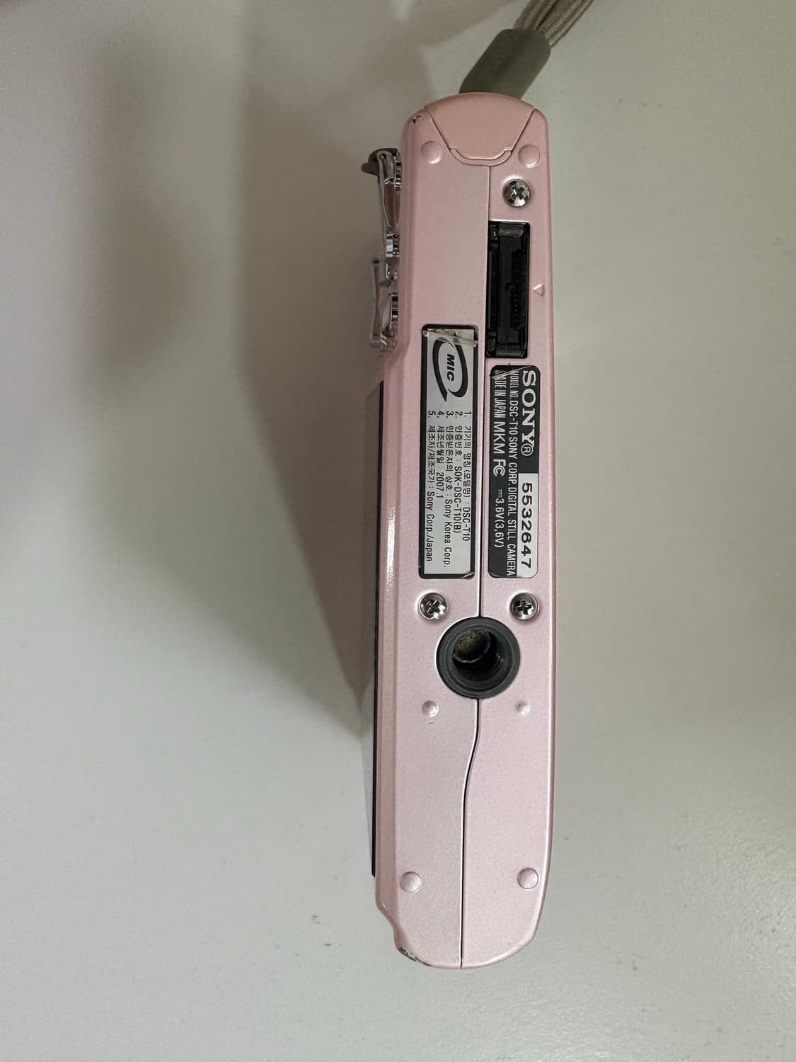 소니 DSC-T10 베이비핑크 빈티지디카 초희귀 상품이미지6