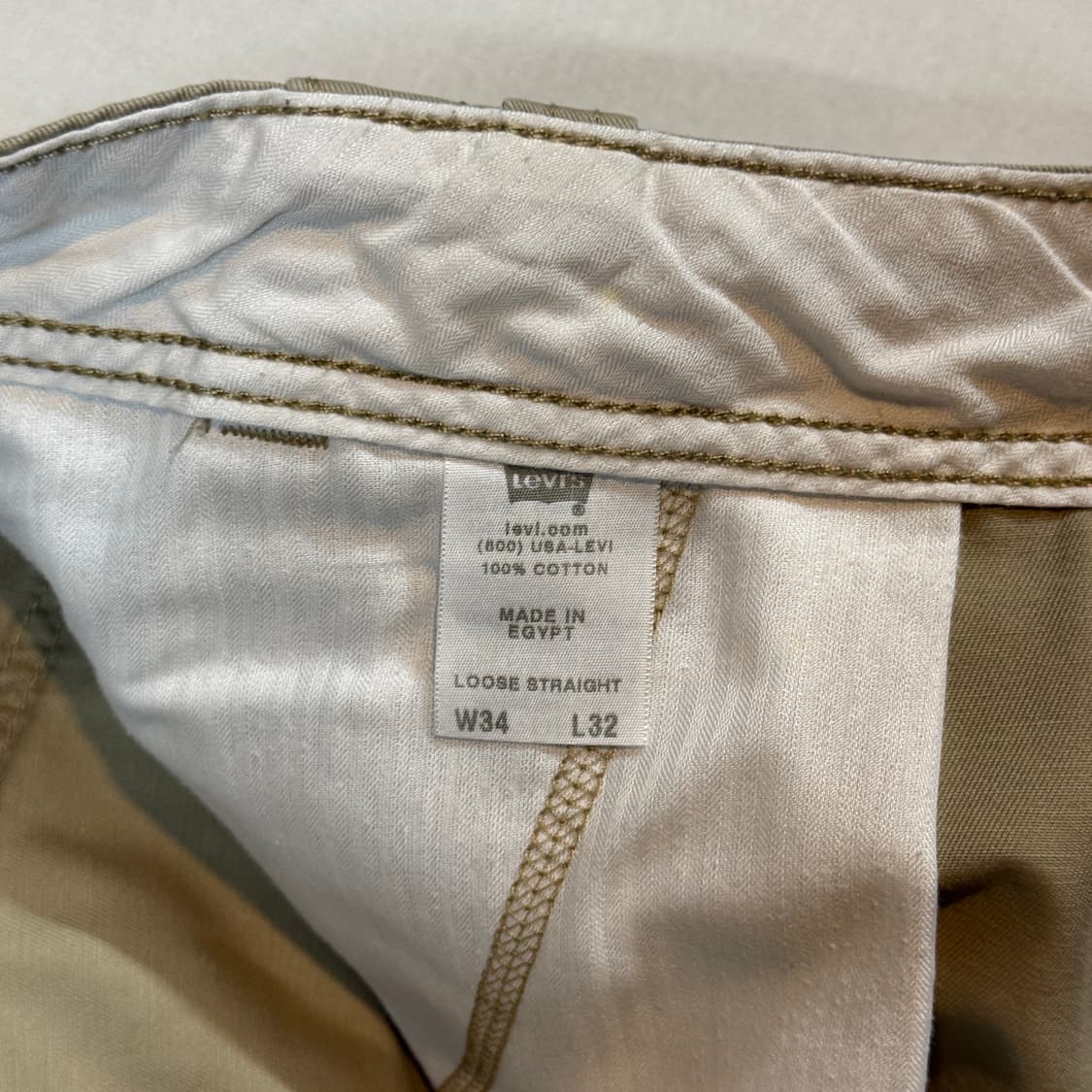 34inch) 리바이스 워크웨어 카고 팬츠 루즈 스트레이트핏 상품이미지9