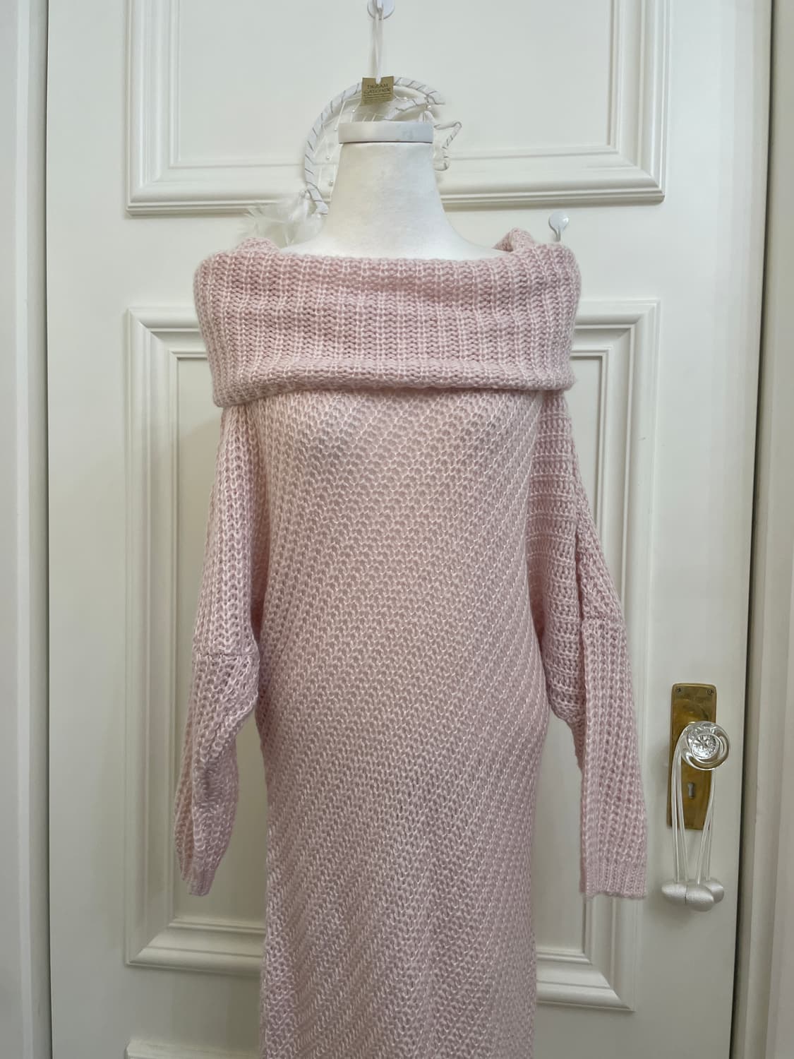 IMAGE pink off-shoulder long opc(size-L) 상품이미지6