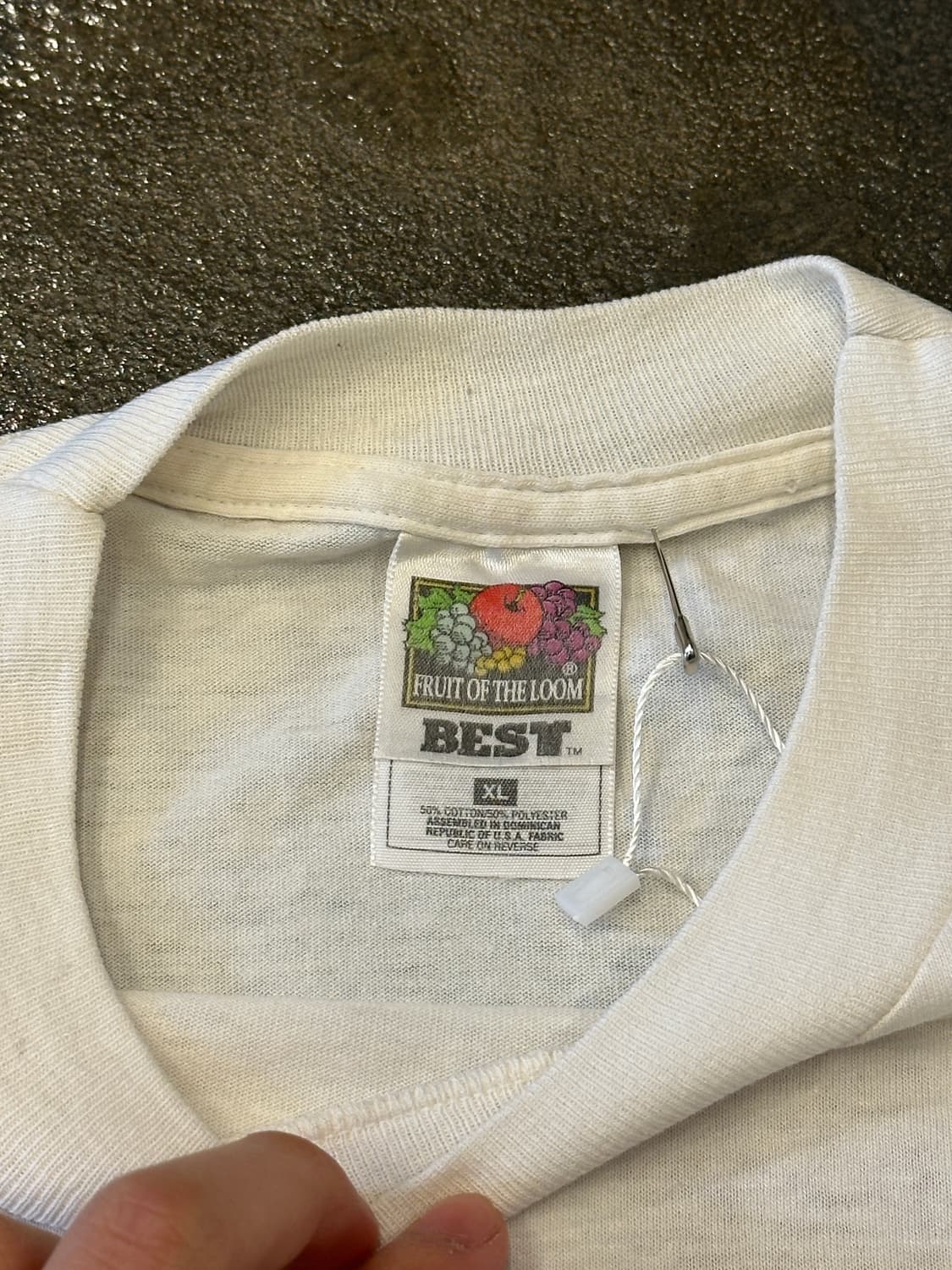 90s Fruit of the loom 싱글스티치 빈티지 반팔티 XL 상품이미지5