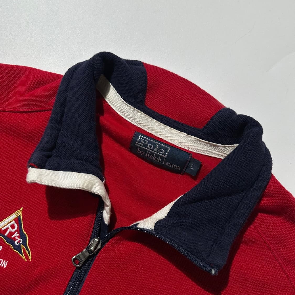 폴로 랄프로렌 빅포니 USA 레이싱 하프집업 맨투맨 상품이미지4