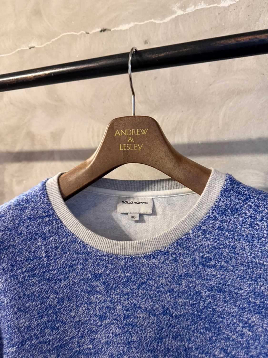 솔리드옴므 맨투맨 100 상품이미지2