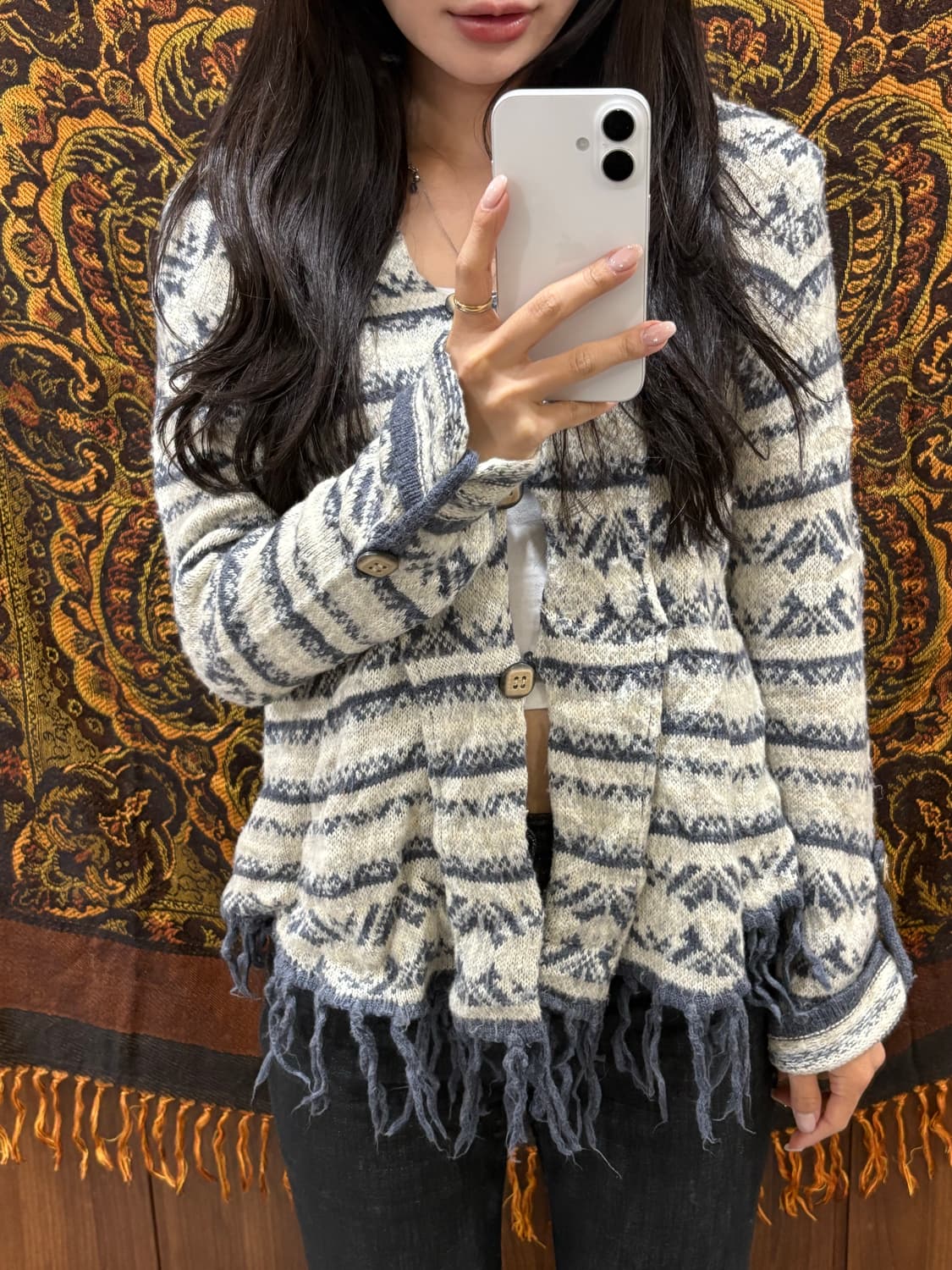 망토 니트가디건 상품이미지1