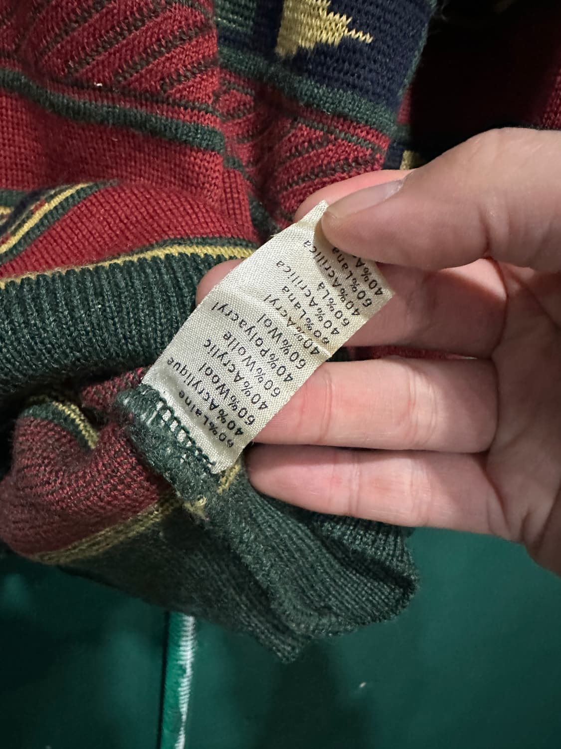 90s라코스테 프랑스생산 스웨터105 상품이미지5