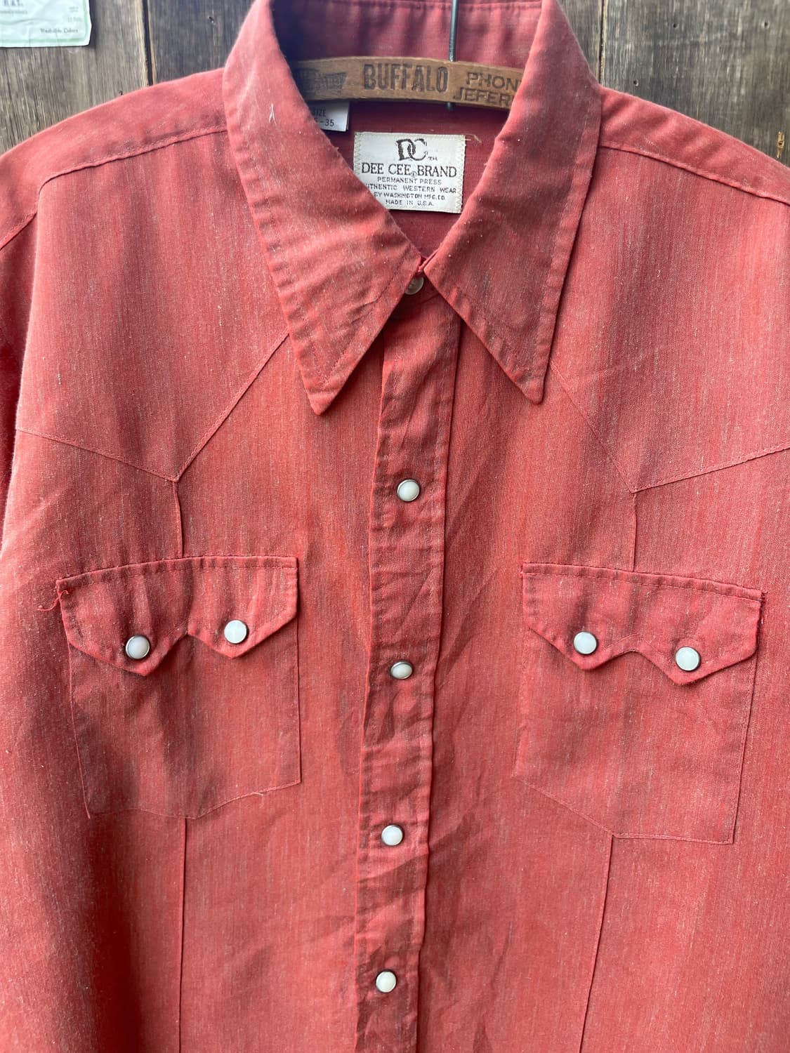 1970-80's Vintage Western shirt 상품이미지4