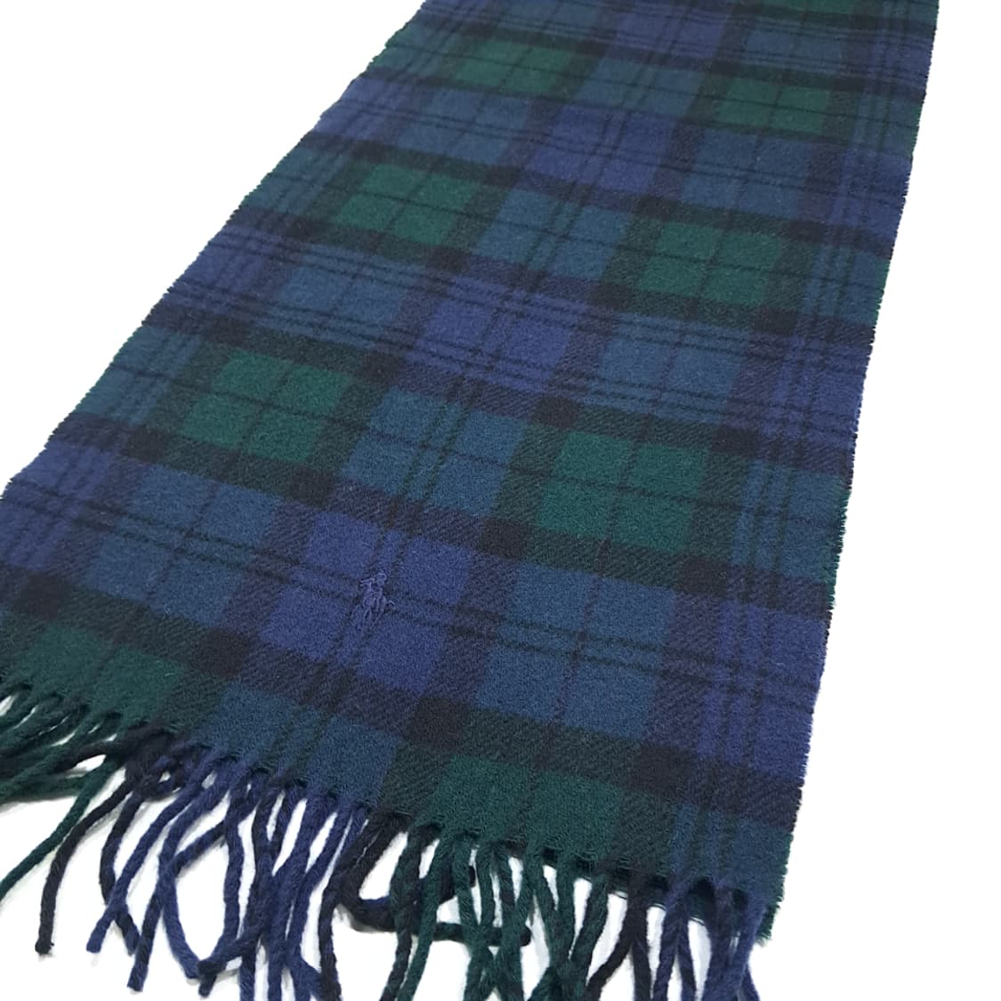 MX476 폴로 이태리판 울혼방 포니 블랙와치 머플러 목도리 상품이미지3