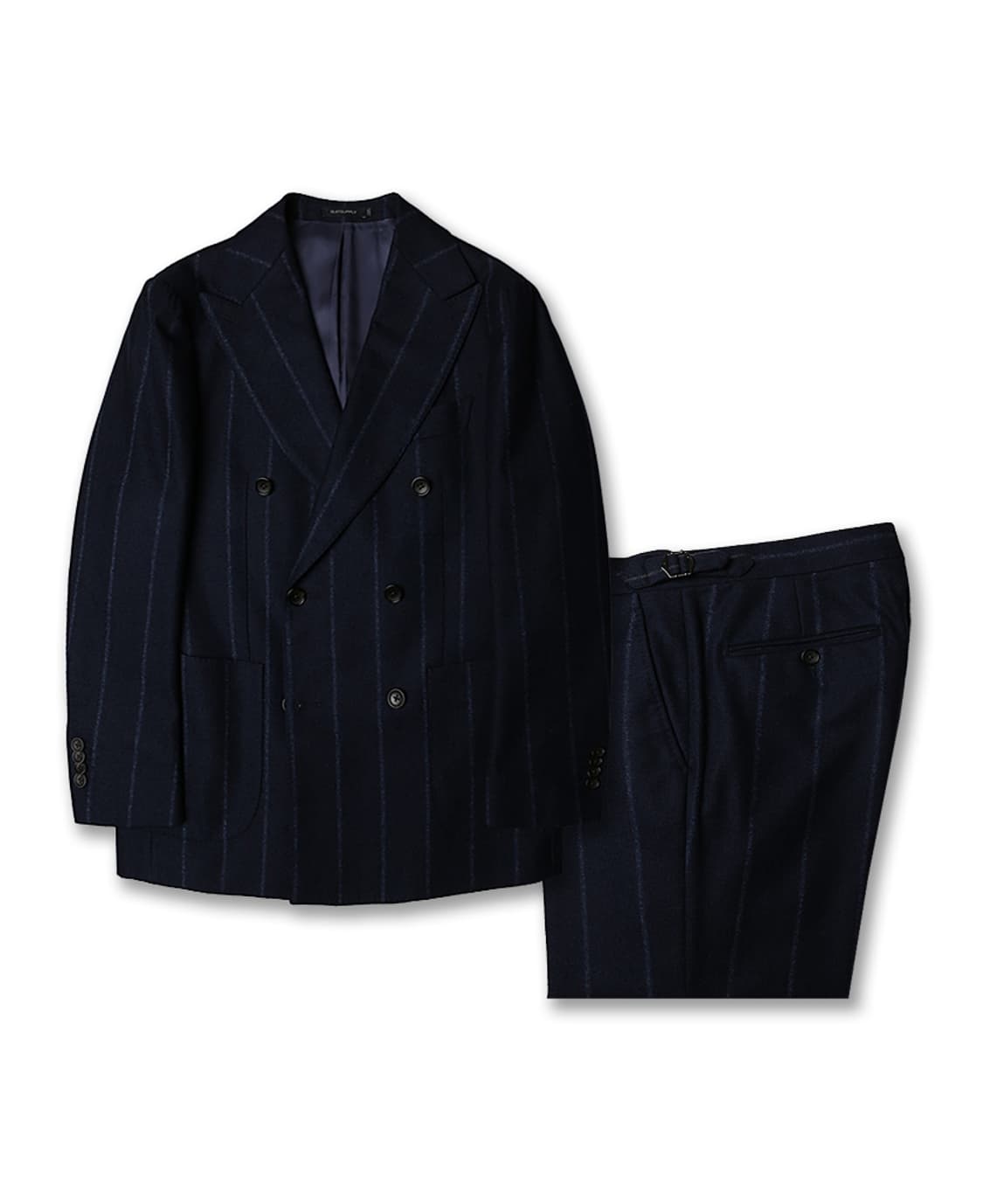 수트 서플라이 [Suit Supply] 델피노 플란넬 스트라이프 더블수트 상품이미지1