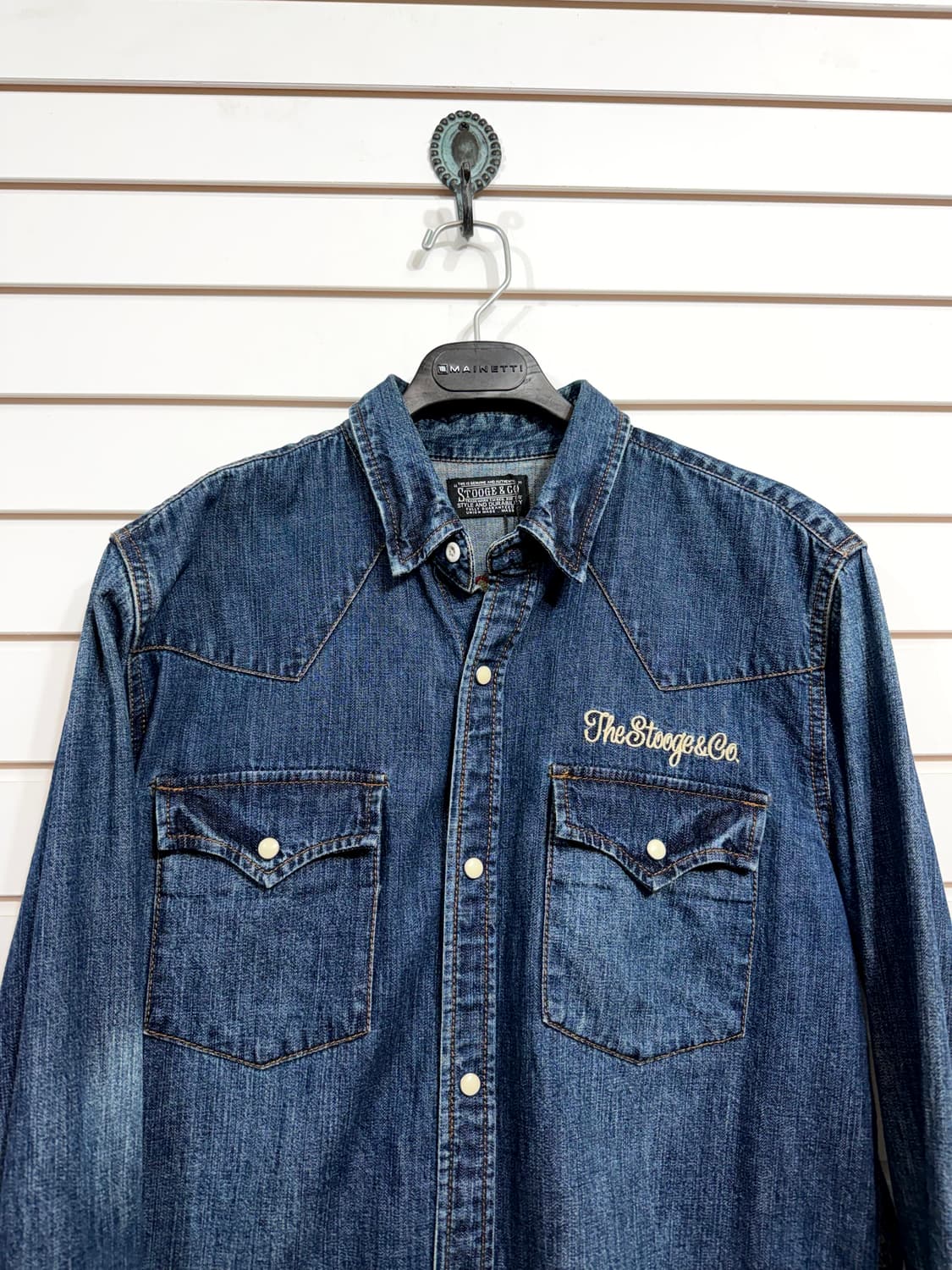 STOOGEE & CO 데님 스냅 셔츠 상품이미지4
