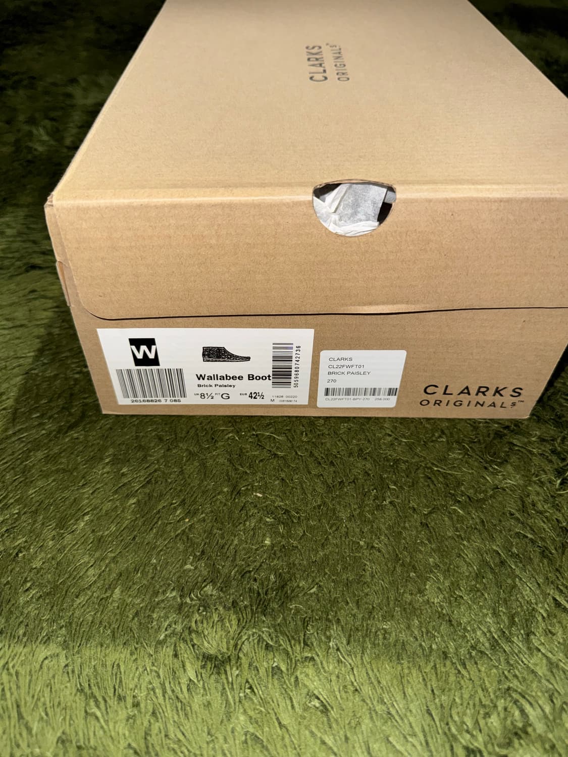 [270] Clarks 클락스 왈라비 부츠 페이즐리 브릭스 상품이미지8
