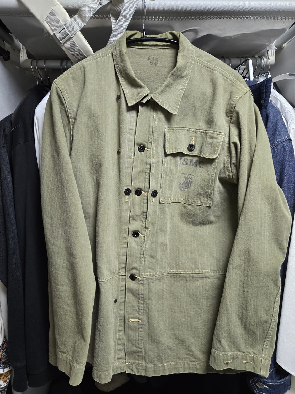 버즈릭슨 USMC M-1944 헤링본 유틸리티 자켓 (42) 상품이미지2