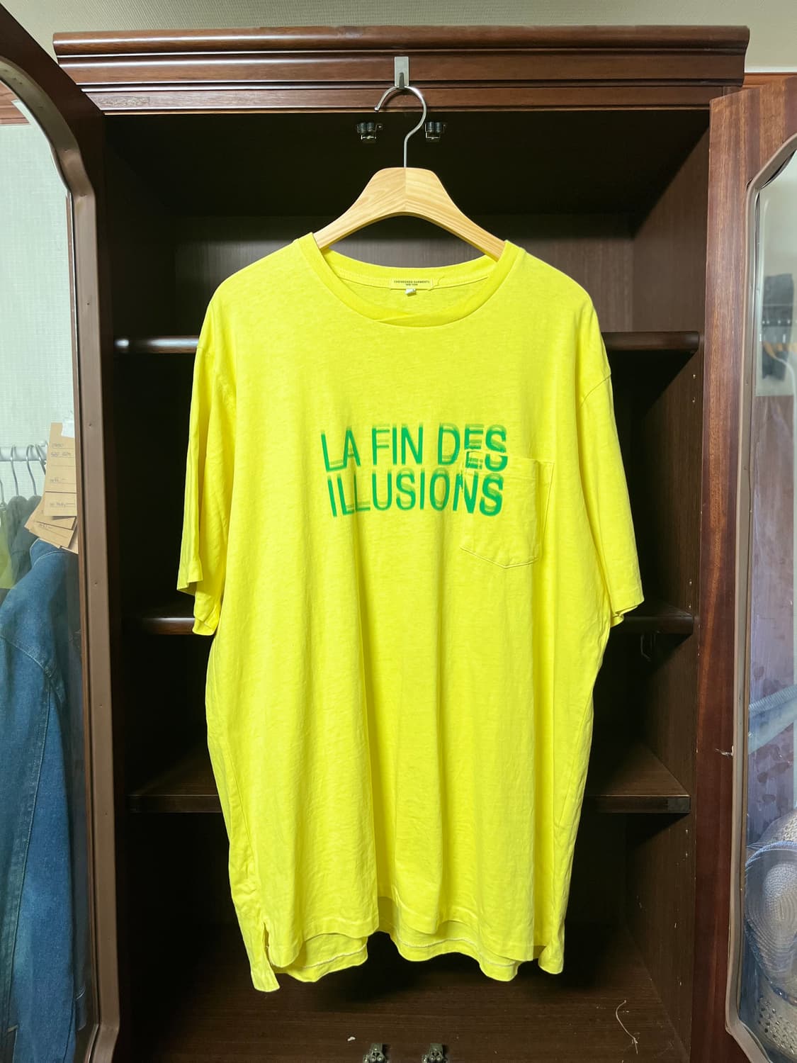 Engineered Garments printed cross crew T 상품이미지1