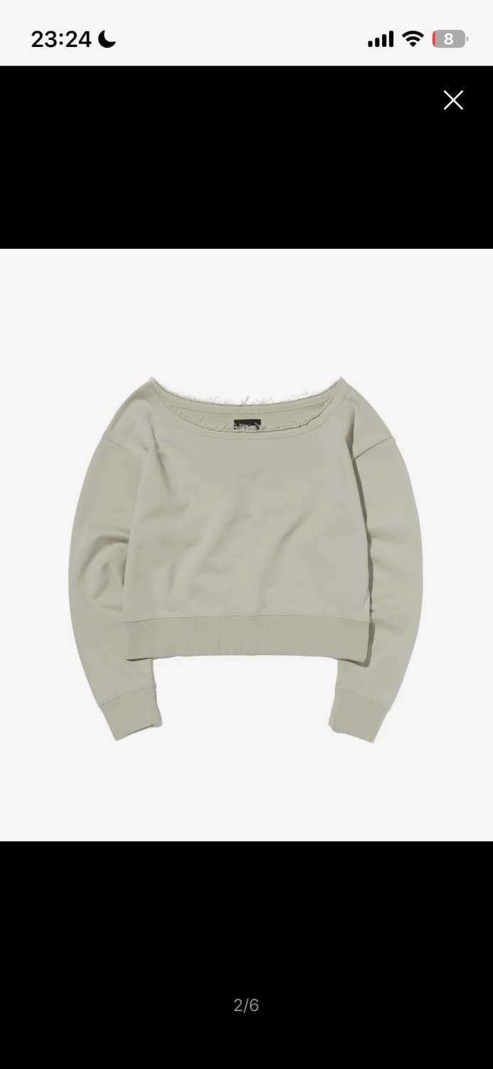 스웨이드 suade SUNNY ONE SHOULDER CREWNECK 상품이미지2