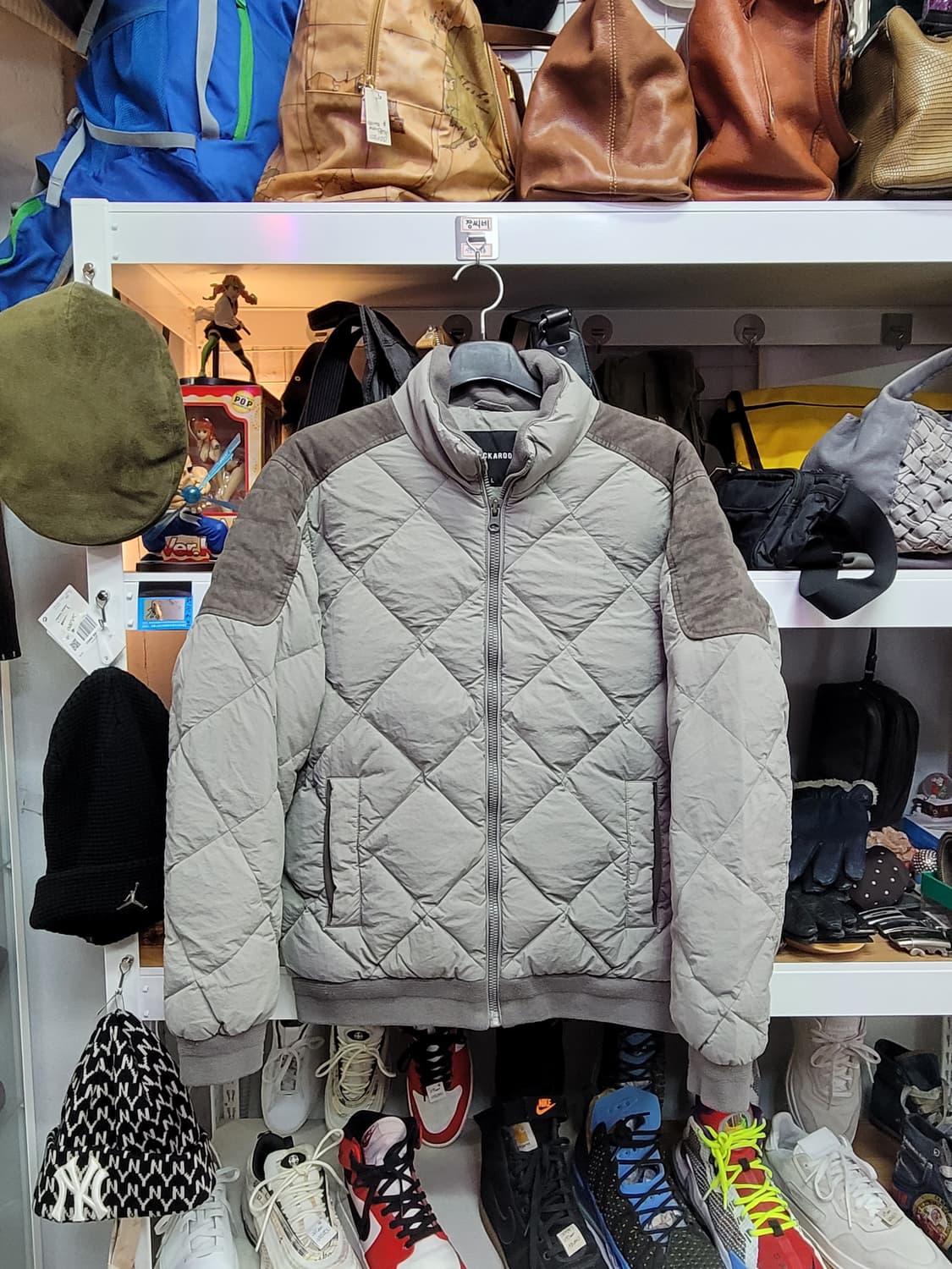 BUCKAROO 버커루 다이아몬드 퀼팅 패딩 점퍼 (오리털) 상품이미지1