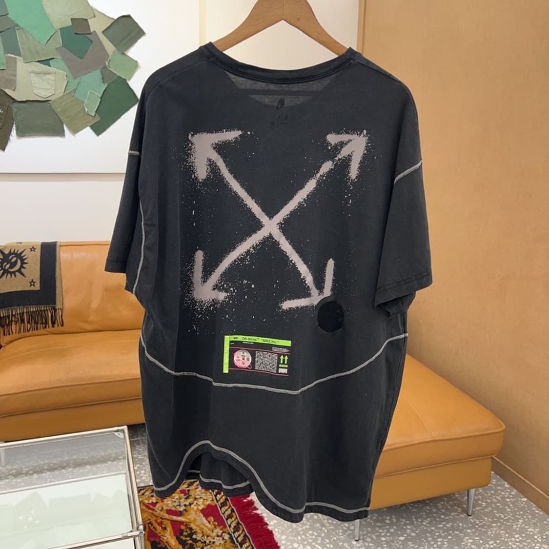 오프 화이트 X 나이키 머큐리얼 NRG 반팔티 105 C05080  상품이미지2