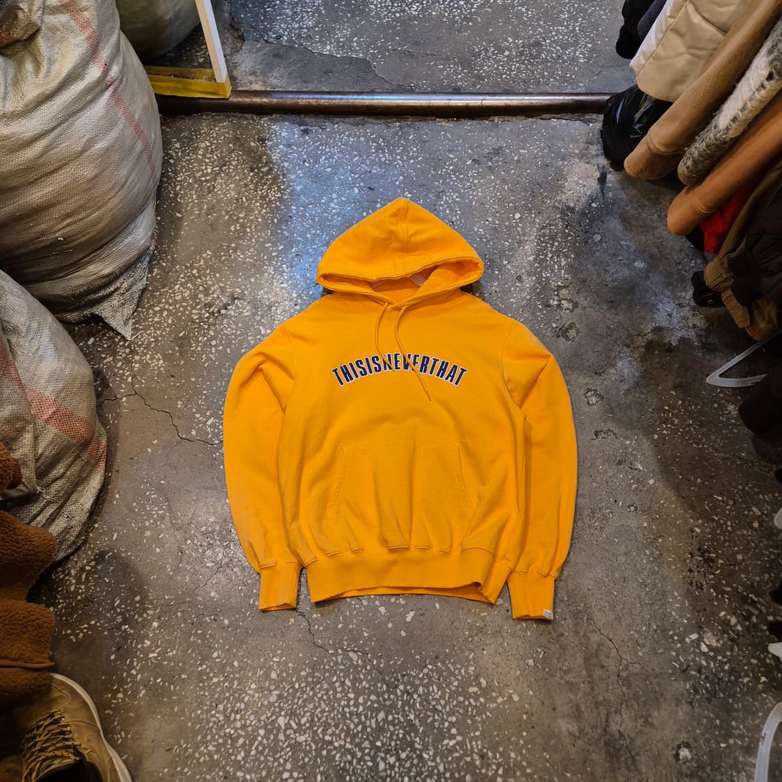 여성-FREE 핫핑크 뜨개 니트가디건  상품이미지5