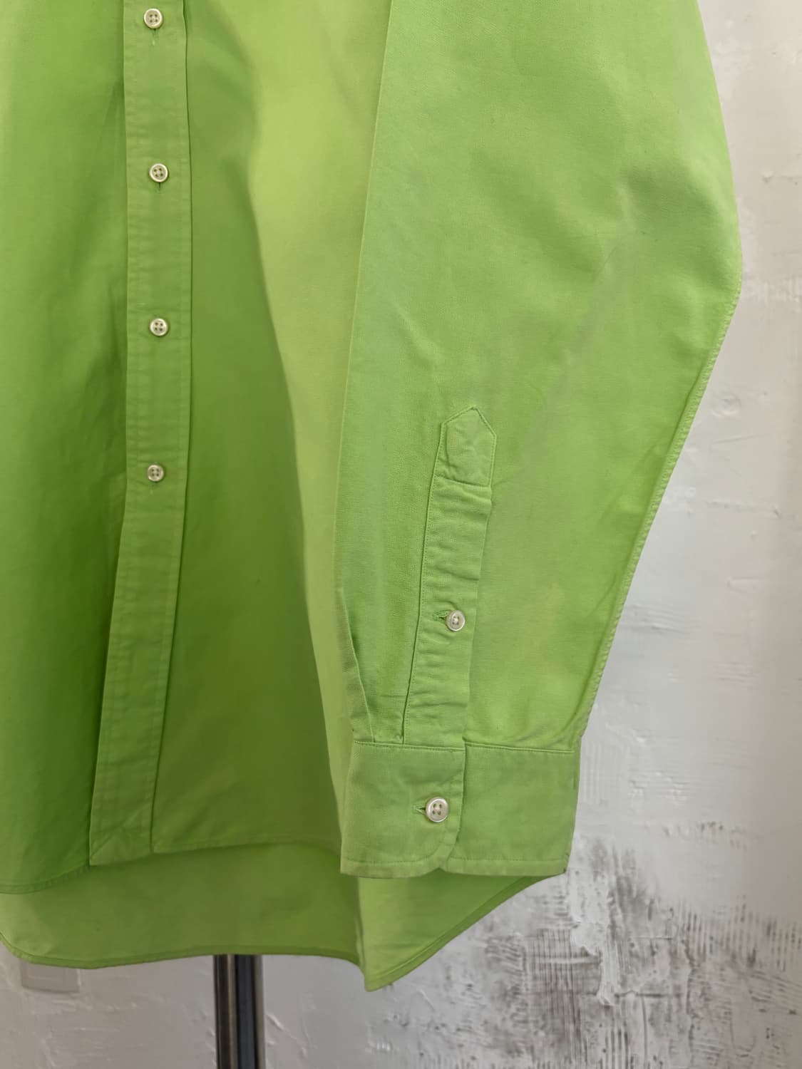 Polo 폴로 랄프로렌 네온그린 옥스포드 오버사이즈 셔츠 상품이미지6