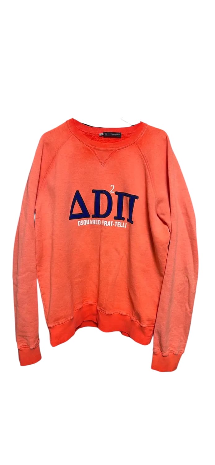 디스퀘어드2 오렌지 맨투맨 티셔츠 상품이미지1