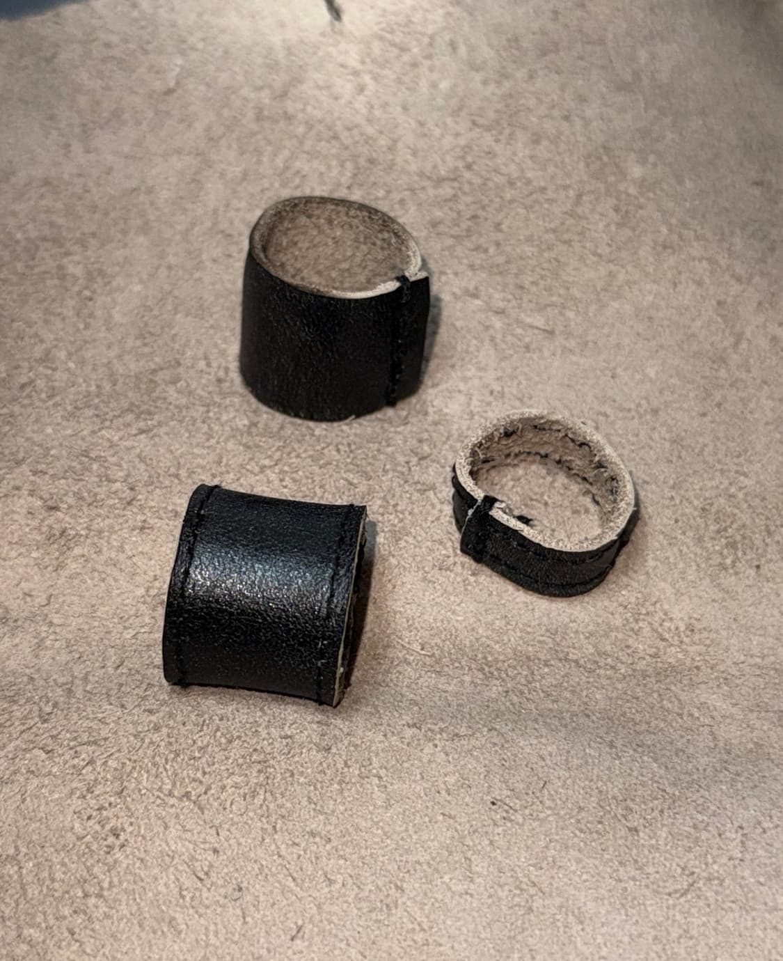 Vintage Cow Leather Rings 상품이미지1
