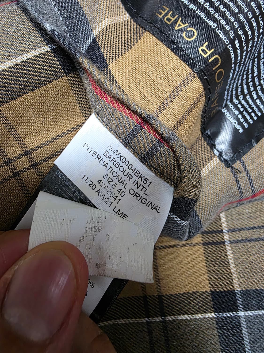 바버 인터네셔널 40사이즈 105~110 상품이미지9